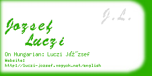 jozsef luczi business card